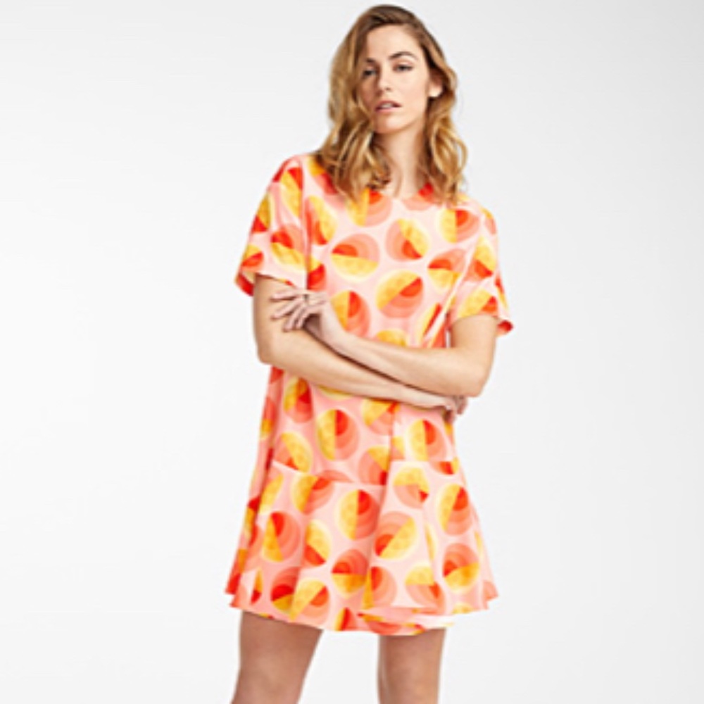 Icône dress M size - crepe with ruffled border